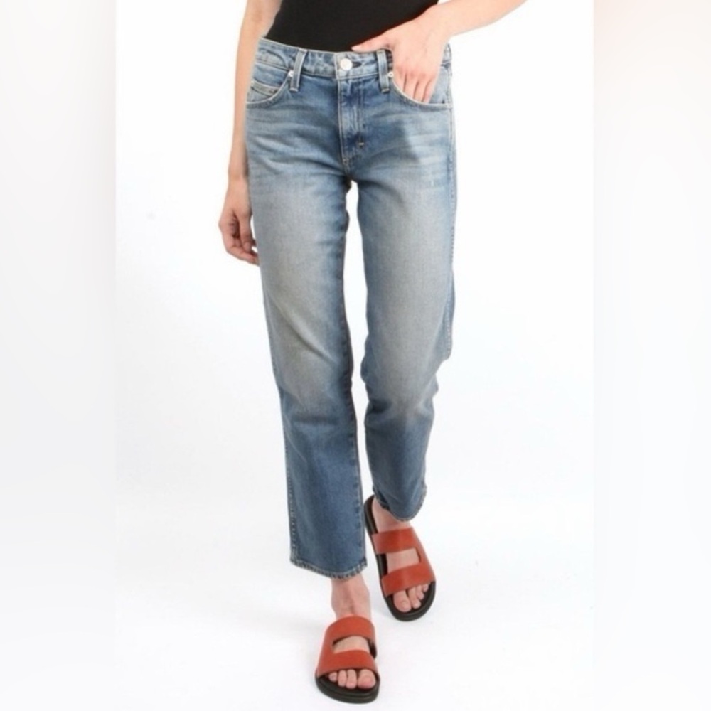AMO Syd Classic Denim Straight Jeans, 28